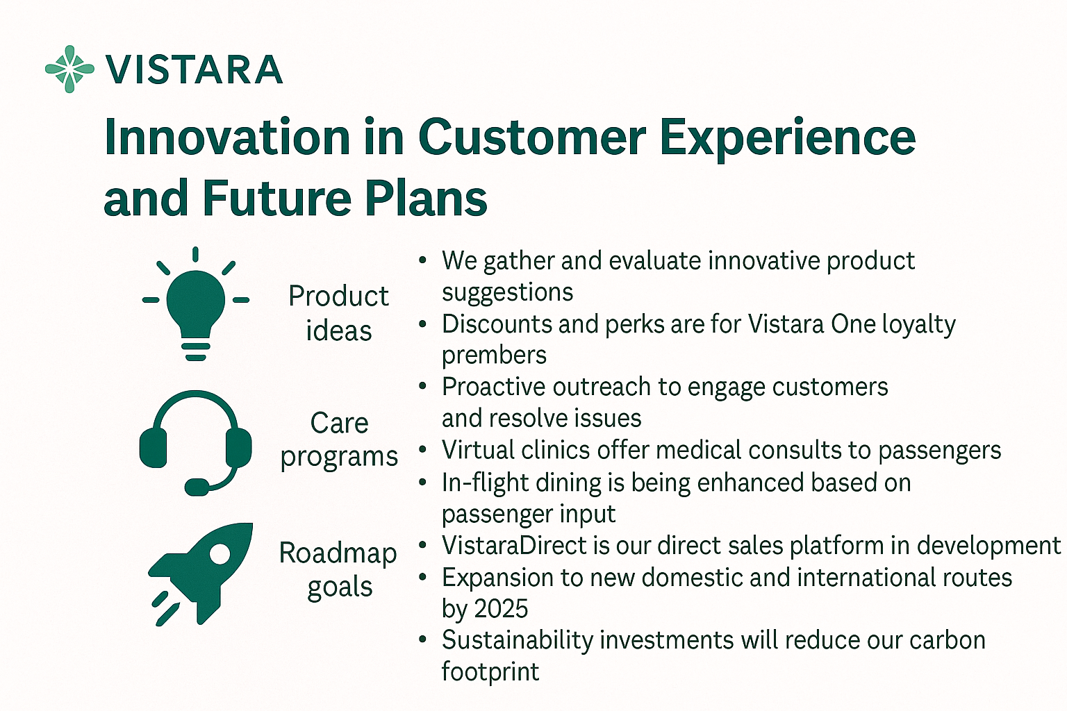 Future Vision and Customer Experience